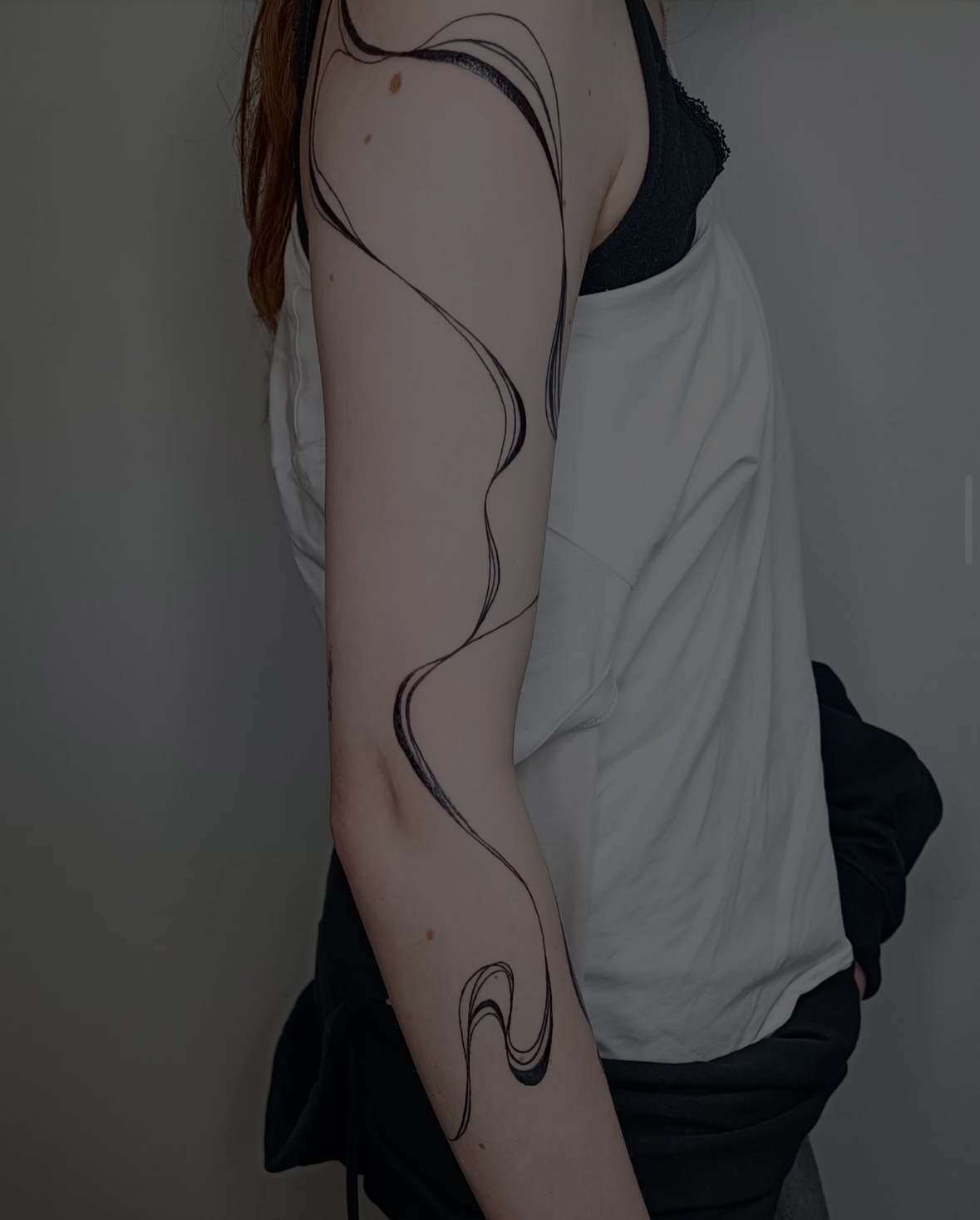 Fine line tattoo