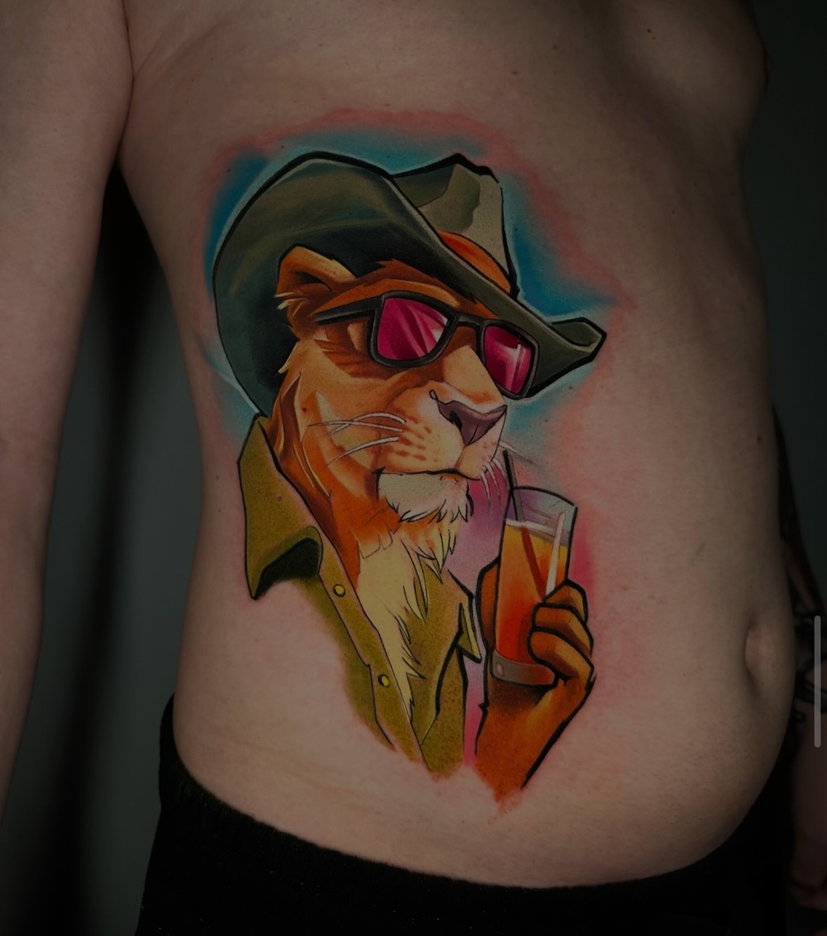 Tattoo i new school stil