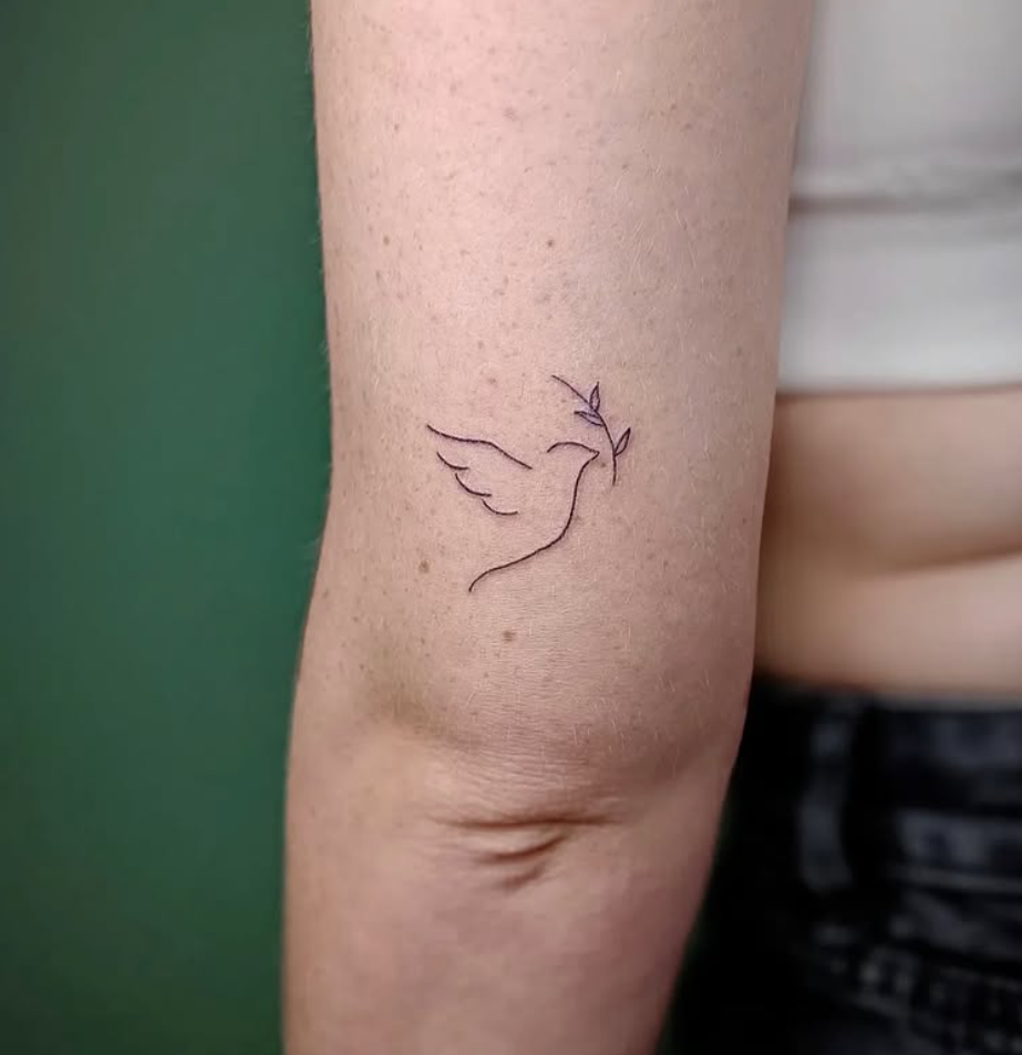 Fine line fugl